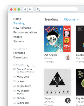 law of locality obeyed in rdio's UI