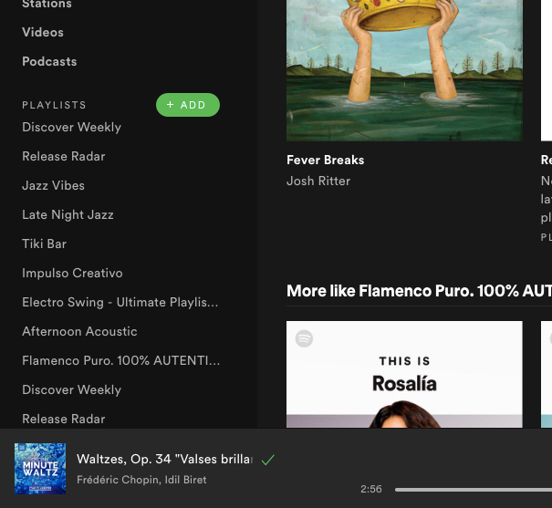 the law of locality obeyed in Spotify's UI