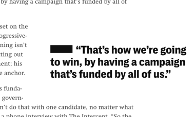 pull quote with underscore ui motif on the intercept