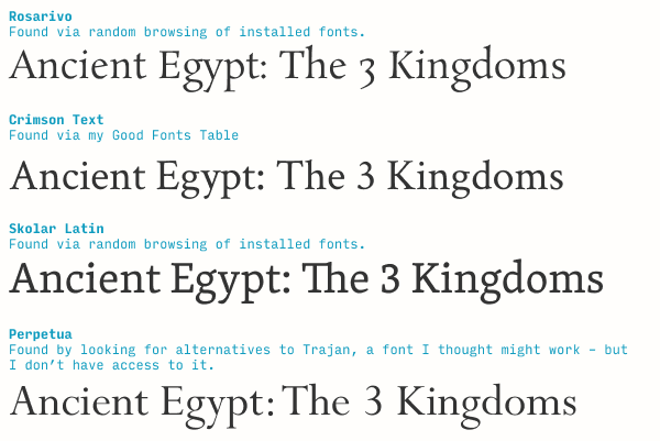 serif fonts analysis