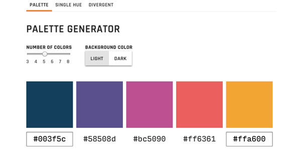 Accessible Color Palette Generator